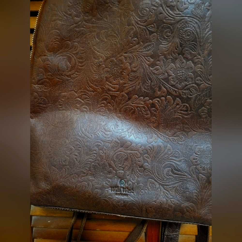 Learher Brown Leather Backpack